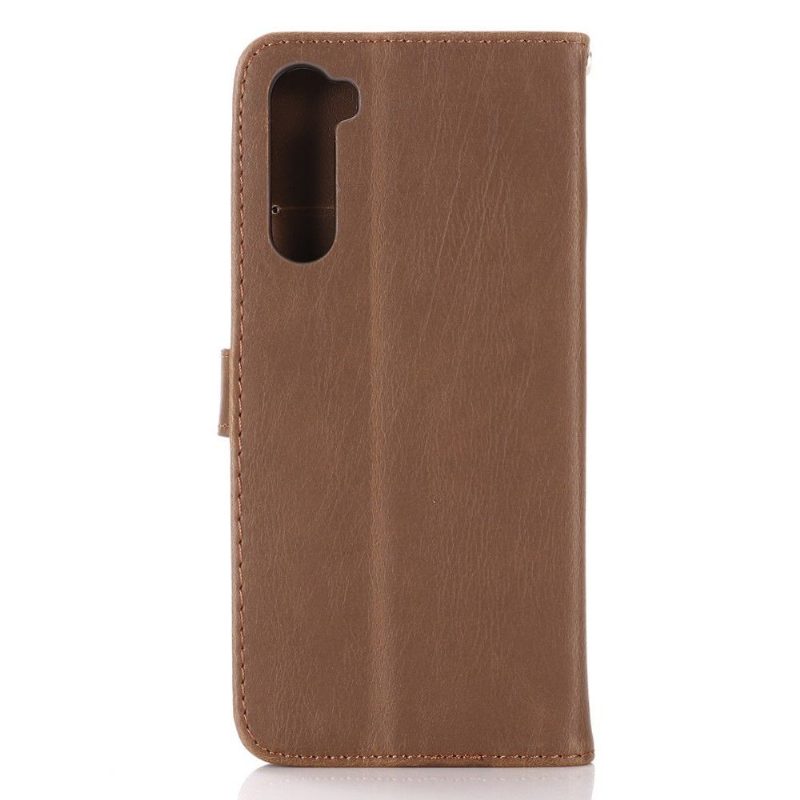 Kotelot OnePlus Nord Faux Leather Retro