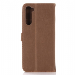 Kotelot OnePlus Nord Faux Leather Retro