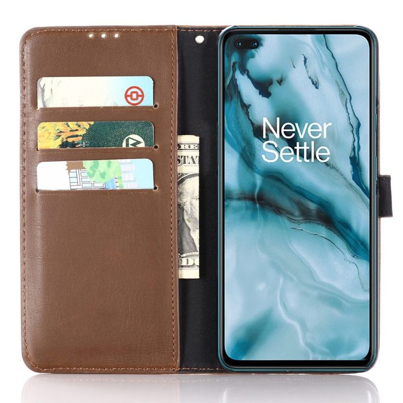 Kotelot OnePlus Nord Faux Leather Retro