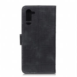 Kotelot OnePlus Nord Keinonahka Croc Look