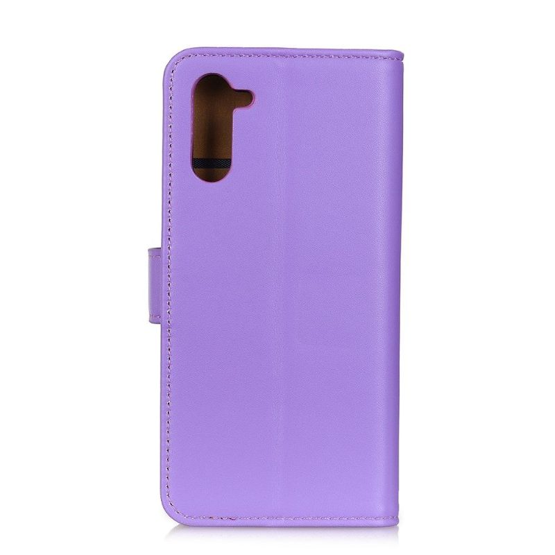 Kuoret OnePlus Nord Alkuperäinen Basic Faux Leather - Violetti