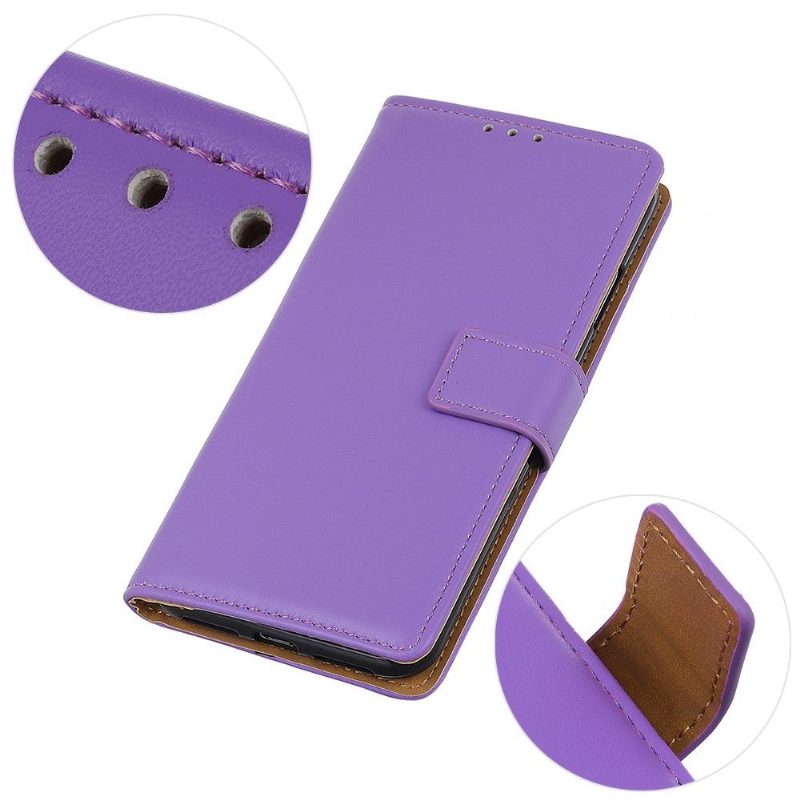 Kuoret OnePlus Nord Alkuperäinen Basic Faux Leather - Violetti