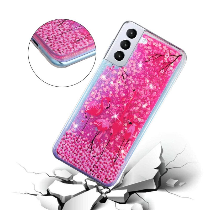 Kuori Samsung Galaxy S24 Plus 5g Bird Liquid Glitter