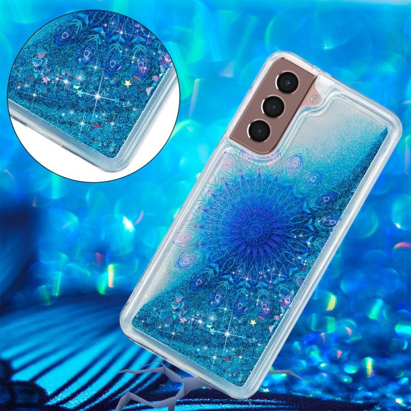 Kuori Samsung Galaxy S24 Plus 5g Nestemäinen Glitter Ja Mandala