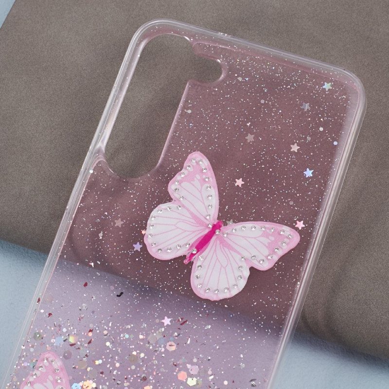 Kuori Samsung Galaxy S24 Plus 5g Perhoset Glitter