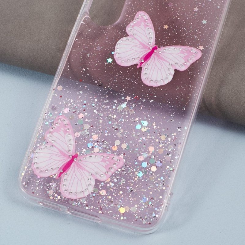 Kuori Samsung Galaxy S24 Plus 5g Perhoset Glitter