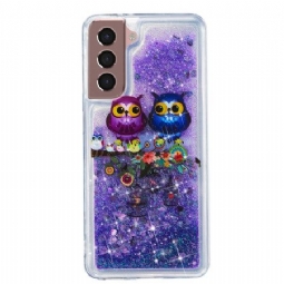 Kuori Samsung Galaxy S24 Plus 5g Two Owls Liquid Glitter