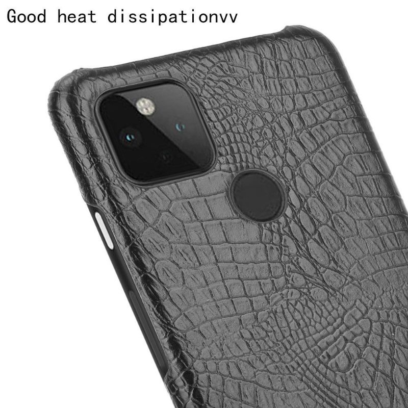 Kuori Google Pixel 4a 5G Suojakuori Croco Skin Effect