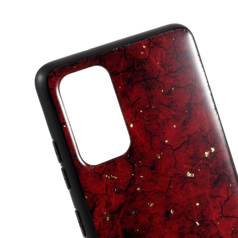 Kuori Samsung Galaxy S20 Glam Gold Leaf -pinnoite