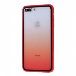 Case iPhone 8 Plus / 7 Plus Murtumaton Puhelinkuoret Läpinäkyvä Gradientti