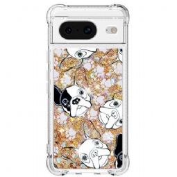 Case Google Pixel 8 Puhelinkuoret Mr Dog Glitter