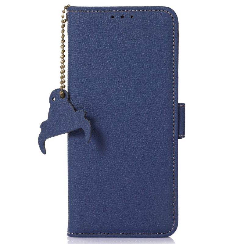 Kotelot Xiaomi Redmi Note 13 Pro 4g Litchi Leather Rfid-tekniikka Suojakuori