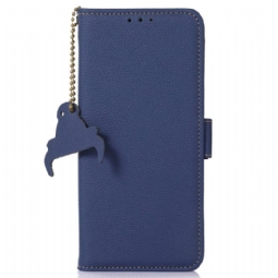 Kotelot Xiaomi Redmi Note 13 Pro 4g Litchi Leather Rfid-tekniikka Suojakuori