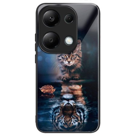 Kuori Xiaomi Redmi Note 13 Pro 4g Cat And Tiger Tempered Glass Suojakuori