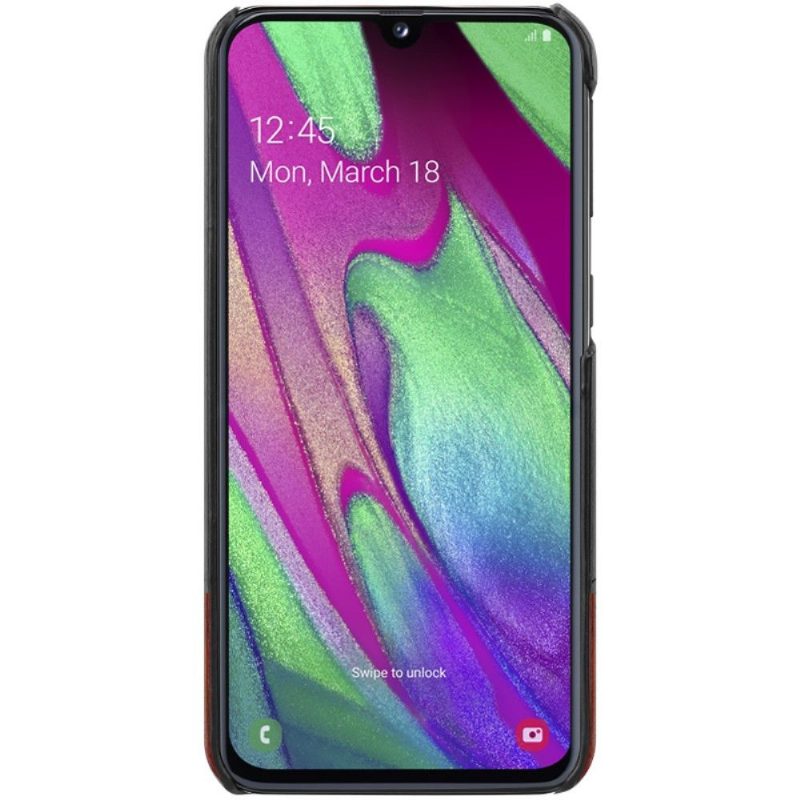 Case Samsung Galaxy A40 Imak Bicolor Keinonahka