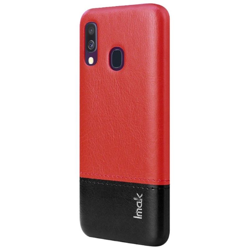 Case Samsung Galaxy A40 Imak Bicolor Keinonahka