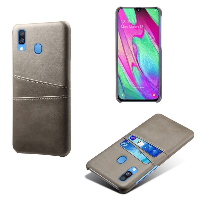 Case Samsung Galaxy A40 Murtumaton Puhelinkuoret Melody Leather Effect -korttikotelo