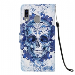 Kotelot Samsung Galaxy A40 Calavera Kuvio