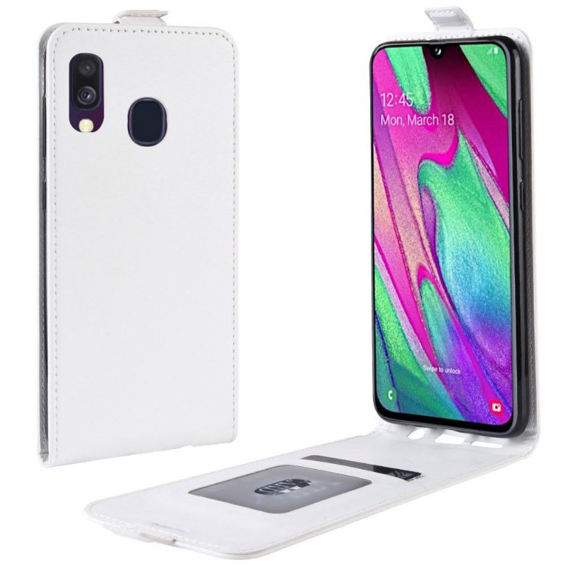 Kuoret Samsung Galaxy A40 Kotelot Flip Keinonahka Pystysuora