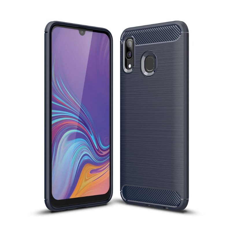 Kuori Samsung Galaxy A40 Hiiliharjattu Geeli