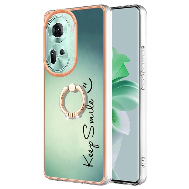 Case Oppo Reno 11 5g Puhelinkuoret Pidä Hymysormuksen Pidike