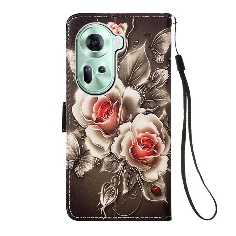 Kuoret Oppo Reno 11 5g Strap Roses