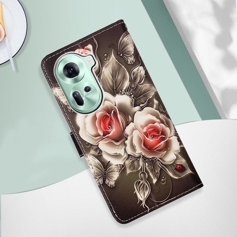 Kuoret Oppo Reno 11 5g Strap Roses