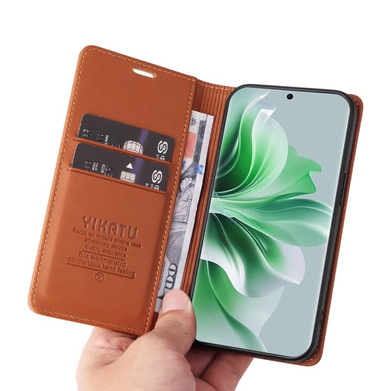 Nahkakotelo Oppo Reno 11 5g Yikatu