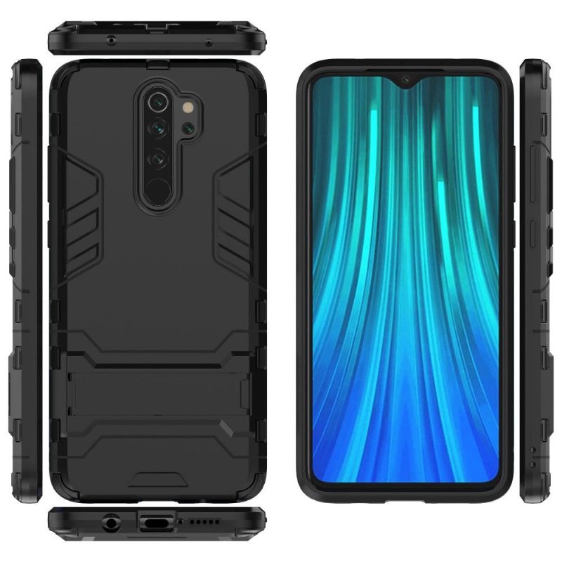 Case Xiaomi Redmi Note 8 Pro Murtumaton Puhelinkuoret Cool Guard Iskunkestävä Integroidulla Jalustalla