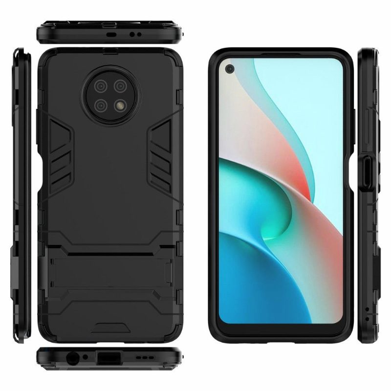 Case Xiaomi Redmi Note 9T Murtumaton Puhelinkuoret Cool Guard Integroidulla Jalustalla