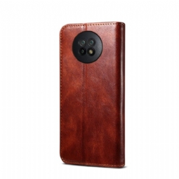 Flip Case Xiaomi Redmi Note 9T Hemming Ernestine Paljaat Saumat