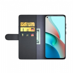 Flip Case Xiaomi Redmi Note 9T Hemming Premium Nahka