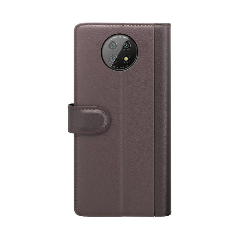 Flip Case Xiaomi Redmi Note 9T Hemming Premium Nahka