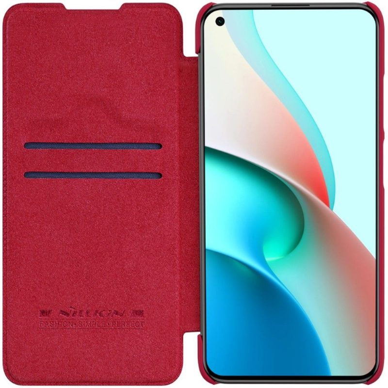 Kotelot Xiaomi Redmi Note 9T Qin-sarjan Nahkaefekti