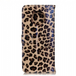 Nahkakotelo Xiaomi Redmi Note 9T Faux Leather Leopard Style