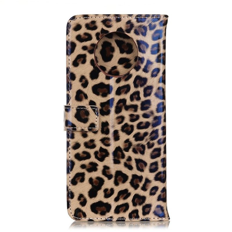 Nahkakotelo Xiaomi Redmi Note 9T Faux Leather Leopard Style