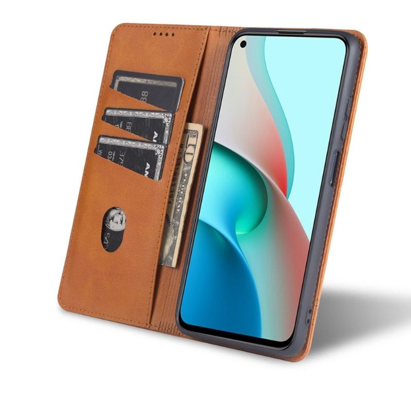 Nahkakuori Xiaomi Redmi Note 9T Murtumaton Puhelinkuoret Kotelot Flip Azns Keinonahka