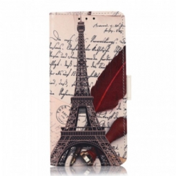 Flip Case Moto G200 5G Runoilijan Eiffel-torni