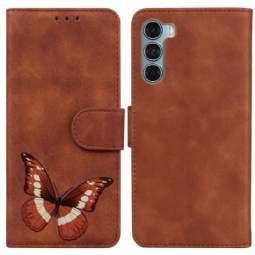 Nahkakotelo Moto G200 5G Skin Touch Butterfly