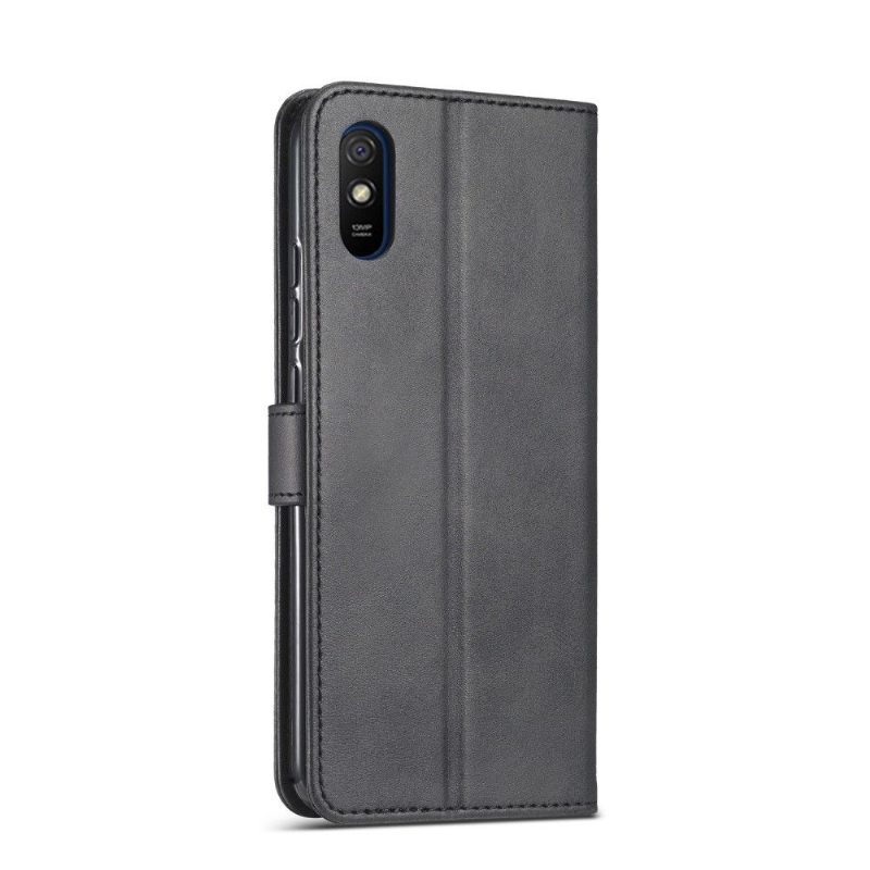 Flip Case Xiaomi Redmi 9A Hemming Leather Effect Lc.imeeke