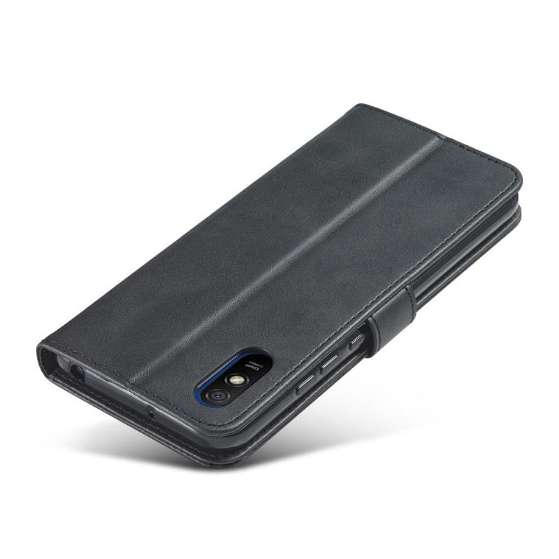 Flip Case Xiaomi Redmi 9A Hemming Leather Effect Lc.imeeke