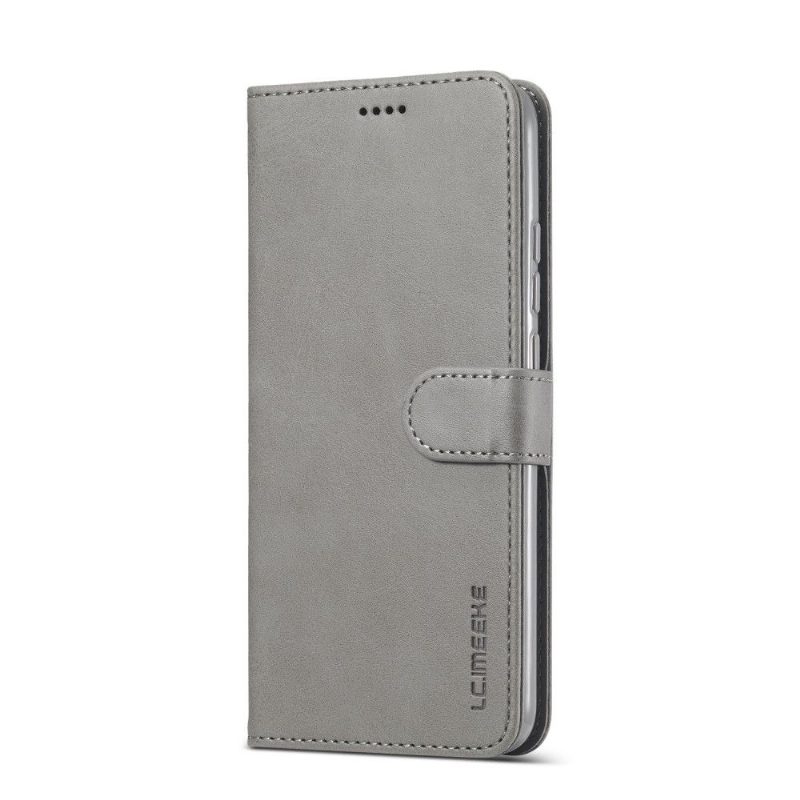 Flip Case Xiaomi Redmi 9A Hemming Leather Effect Lc.imeeke