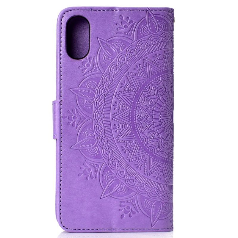 Flip Case Xiaomi Redmi 9A Hemming Mandala Relief