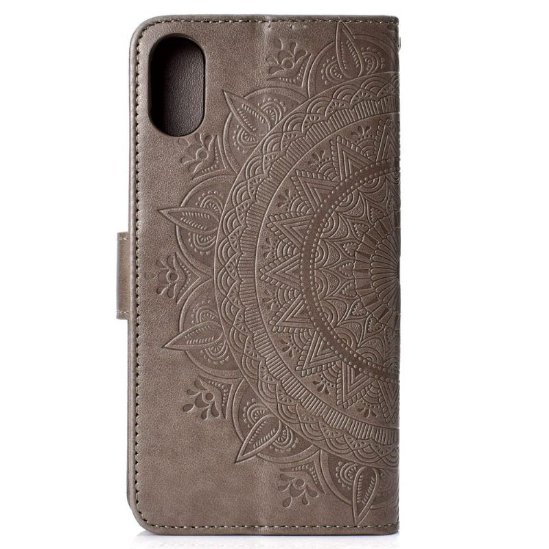 Flip Case Xiaomi Redmi 9A Hemming Mandala Relief