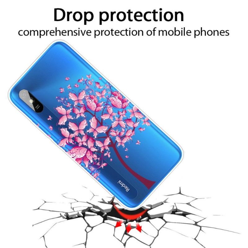 Kuori Xiaomi Redmi 9A Butterfly Tree