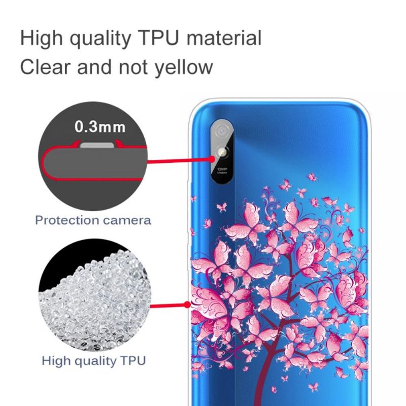 Kuori Xiaomi Redmi 9A Butterfly Tree