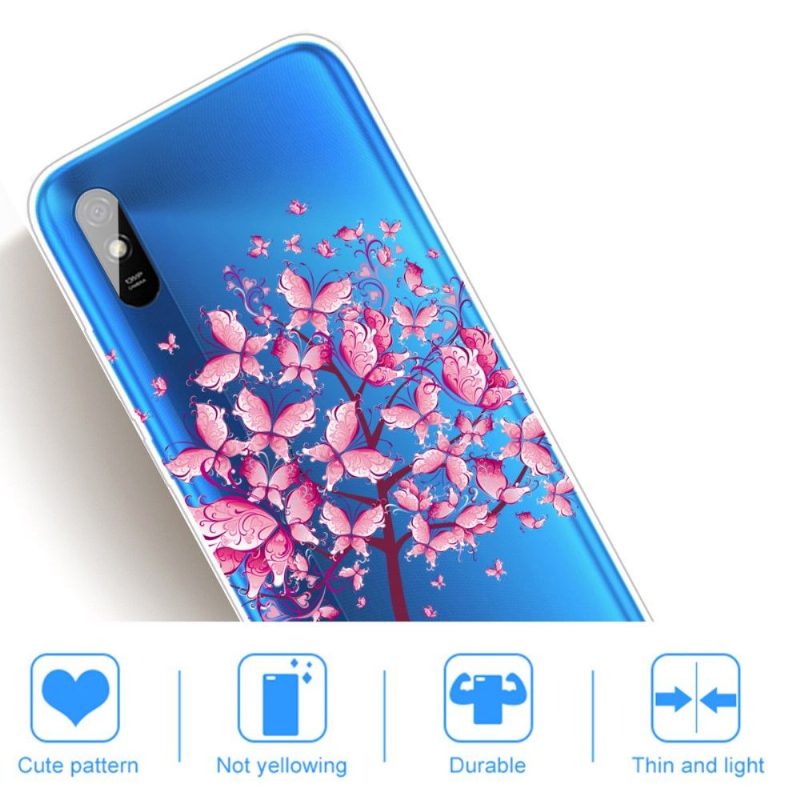 Kuori Xiaomi Redmi 9A Butterfly Tree