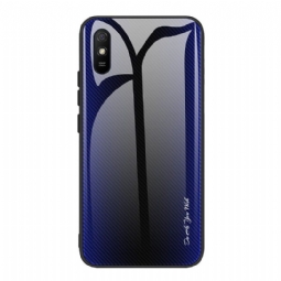 Kuori Xiaomi Redmi 9A Carbon Glass Back