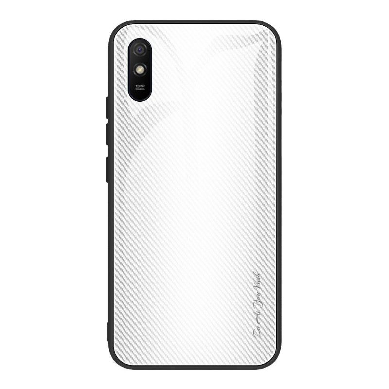 Kuori Xiaomi Redmi 9A Carbon Glass Back