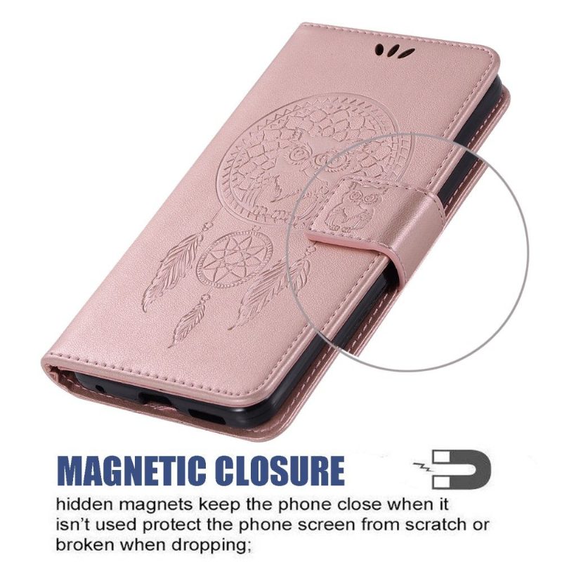 Nahkakuori Xiaomi Redmi 9A Dreamcatcher Pöllö